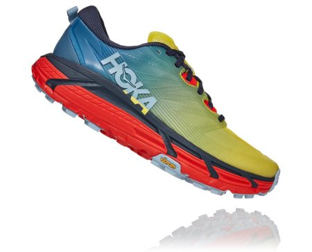 Hoka One One Mafate Speed 3 Moški Pohodniški Čevlji Modra / Rdeča SI-541867T